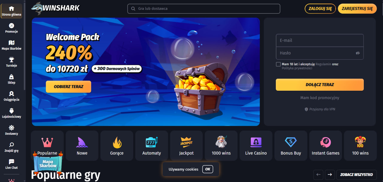 Czy Winshark Jest Bezpieczny Licencja i 18+